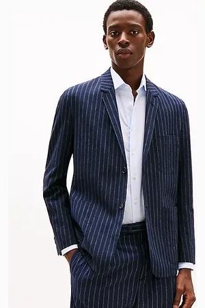 Tommy Hilfiger Single-breasted blazer met krijtstreep