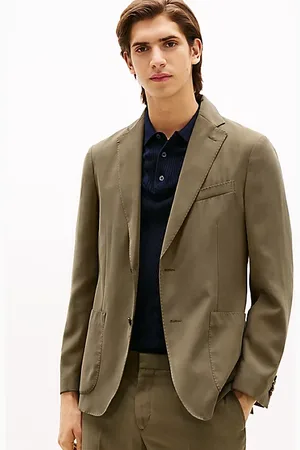 Tommy Hilfiger Slim fit blazer met revers met inkeping