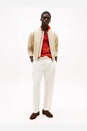 Tommy Hilfiger Smart-casual cargobroek met wijde fit