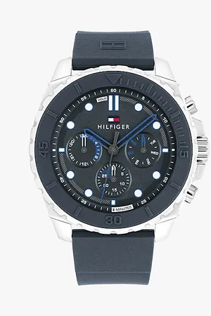 Tommy Hilfiger Horloge met blauwe siliconen band
