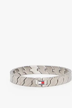 Tommy Hilfiger Roestvrijstalen armband met emaillen vlag