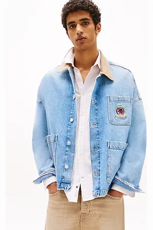 Tommy Hilfiger Denim utility-jack met geborduurd embleem