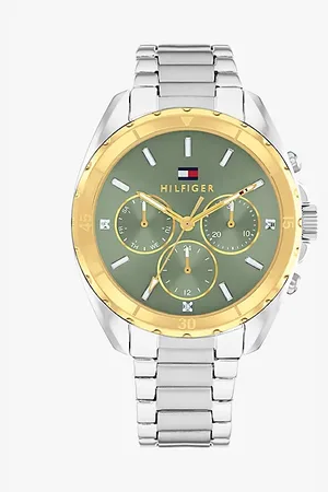 Tommy Hilfiger Horloge met groene wijzerplaat