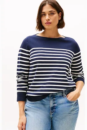 Tommy Hilfiger Curve fijngebreide jersey trui met boothals