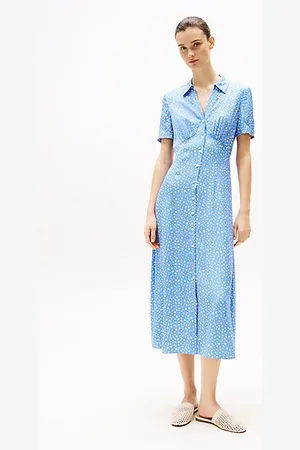 Tommy Hilfiger Maxi-overhemdjurk met bloemenprint