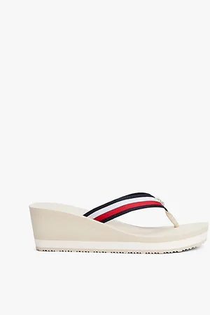 Tommy Hilfiger Wedgesandaal met signature-webbing