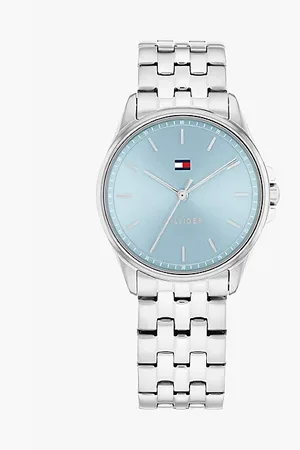 Tommy Hilfiger Horloge met schakelband en blauwe wijzerplaat