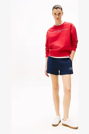 Tommy Hilfiger Korte sweatbermuda met geborduurd logo