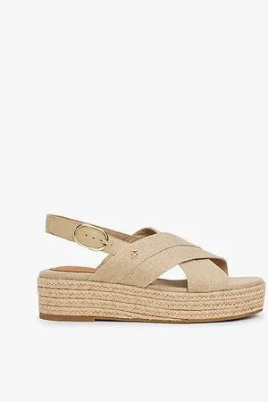 Tommy Hilfiger Denim platformsandaal in espadrillestijl