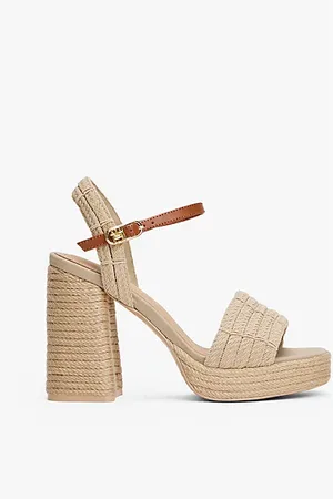 Tommy Hilfiger Sandaal met plateauzool en blokhak