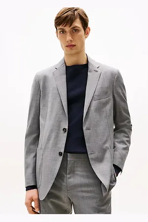 Tommy Hilfiger Single-breasted blazer van wolmix