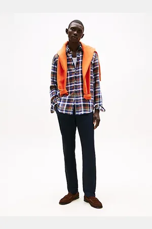 Tommy Hilfiger Harlem relaxed fit chino van seersucker