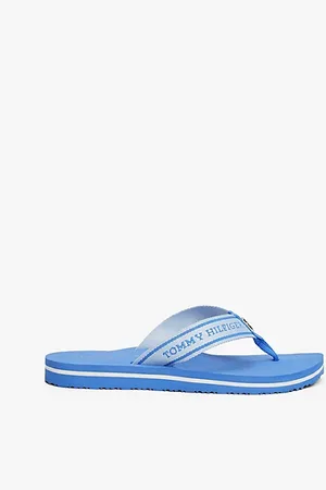 Tommy Hilfiger Teenslipper met webbing band en logo