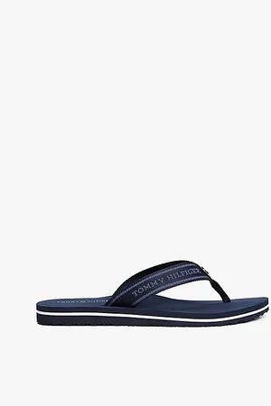 Tommy Hilfiger Teenslipper met webbing band en logo