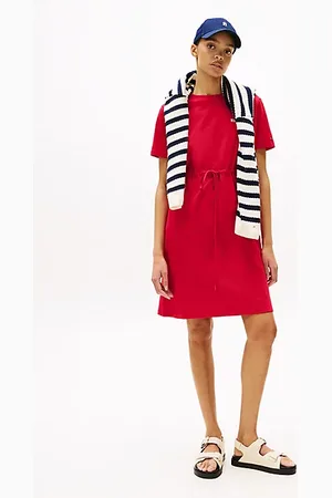 Tommy Hilfiger Mini T-shirt-jurk met logo