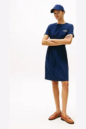 Tommy Hilfiger Mini T-shirt-jurk met logo