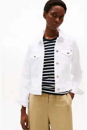 Tommy Hilfiger Wit slim fit denim jack