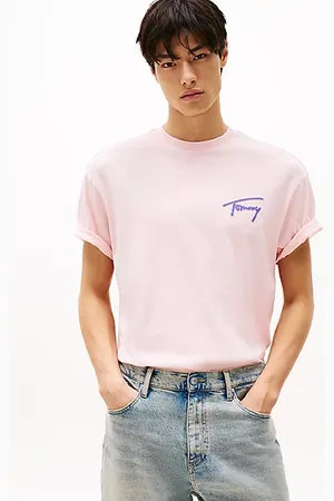 Tommy Hilfiger Relaxed fit T-shirt met logo op de achterkant