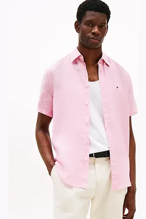 Tommy Hilfiger Overhemd van gewassen puur linnen