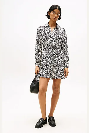 Tommy Hilfiger Relaxed fit mini-jurk van jacquard