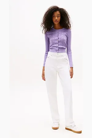 Tommy Hilfiger Layla witte slim straight jeans