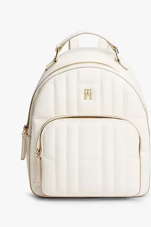 Tommy Hilfiger Quilted rugzak met metalen TH-monogram