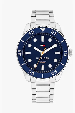 Tommy Hilfiger Roestvrijstalen horloge met blauwe wijzerplaat