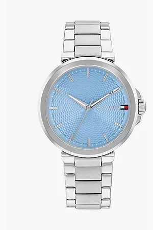Tommy Hilfiger Horloge met blauwe wijzerplaat en schakelband