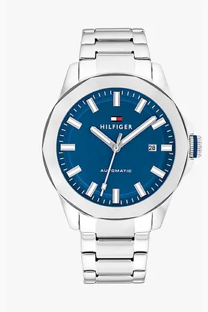 Tommy Hilfiger Horloge met blauwe wijzerplaat en schakelband