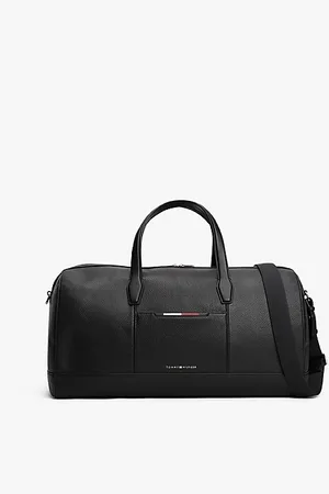 Tommy Hilfiger Gegranuleerde crossbody-reistas met logo