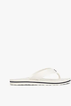 Tommy Hilfiger Teenslipper met webbing en TH-monogram