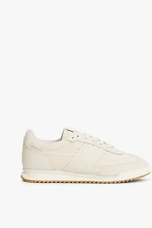 Tommy Hilfiger Crinkle sneaker met profielzool