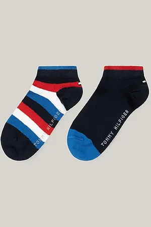 Tommy Hilfiger Kids set van 2 paar enkelsokken met strepen