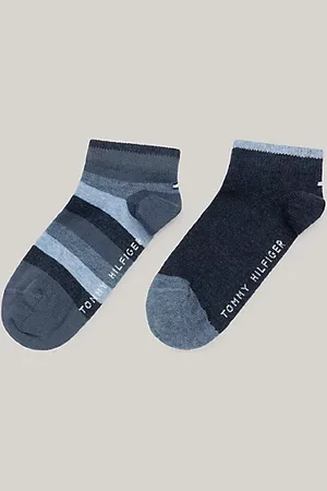 Tommy Hilfiger Kids set van 2 paar enkelsokken met strepen