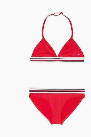 Tommy Hilfiger Bikini met triangeltop en signature-streep