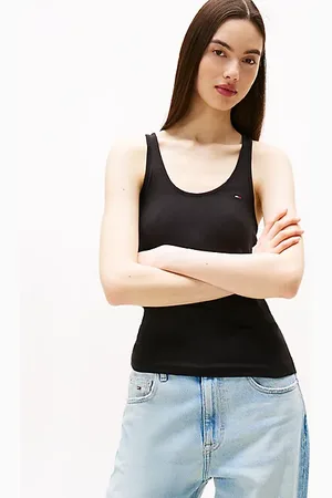 Tommy Hilfiger Geribde tanktop met racerback