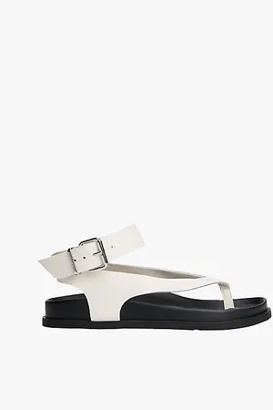 Tommy Hilfiger Leren sandaal met enkelbandje