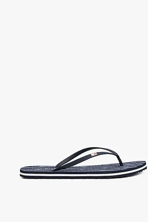 Tommy Hilfiger Teenslipper met geëmailleerde vlag