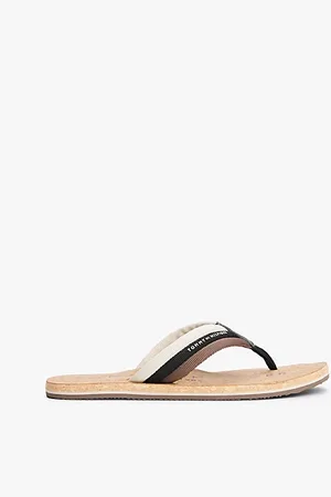 Tommy Hilfiger Teenslipper met voetbed van kurk