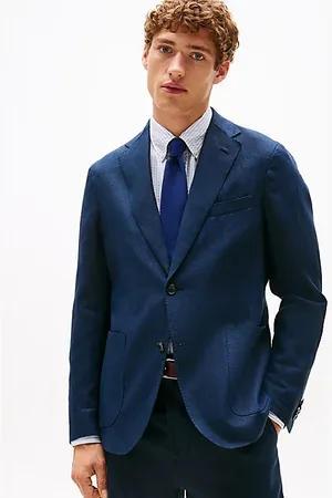 Tommy Hilfiger Extra slim fit blazer van puur linnen