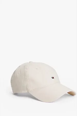 Tommy Hilfiger Essential linnen pet met geborduurde vlag