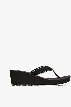 Tommy Hilfiger Teenslipper met sleehak en TH-monogram