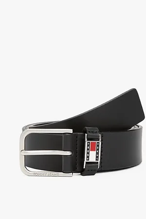 Tommy Hilfiger Leren riem met logo-embleem