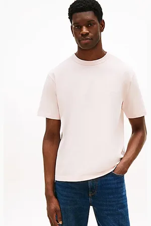Tommy Hilfiger Relaxed fit T-shirt met ton-sur-ton logo