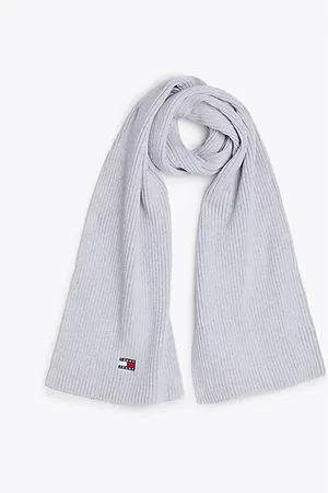 Tommy Hilfiger Heritage ribgebreide sjaal met badge