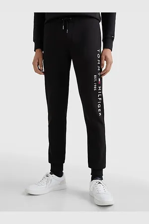 Tommy Hilfiger Jogger met boorden en geborduurd logo