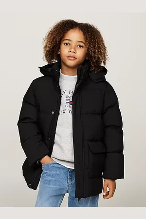 Tommy Hilfiger Relaxed pufferjack met Hilfiger Monotype-logo