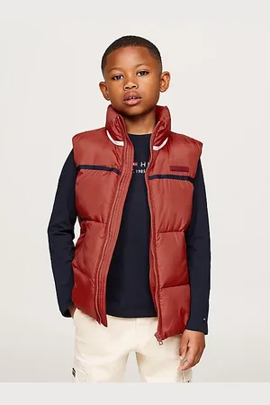 Tommy Hilfiger Gewatteerde bodywarmer met signature-streep
