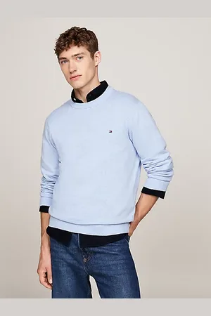 Tommy Hilfiger Trui van kasjmiermix met ronde hals