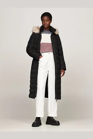 Tommy Hilfiger Lange donsjas met capuchon